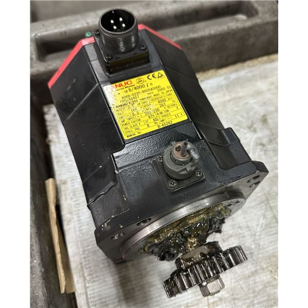 Fanuc #A06B-0235-B605#S000 AC Servo Motor w/#A860-2014-T301 Pulse Coder