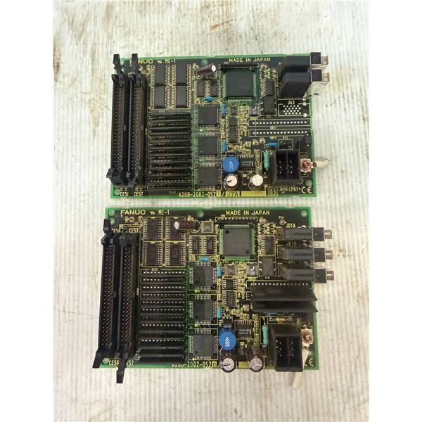 Lot of (2) Fanuc Circuit Boards #A20B-2002-0520/07A & #A20B-2002-0521/07A