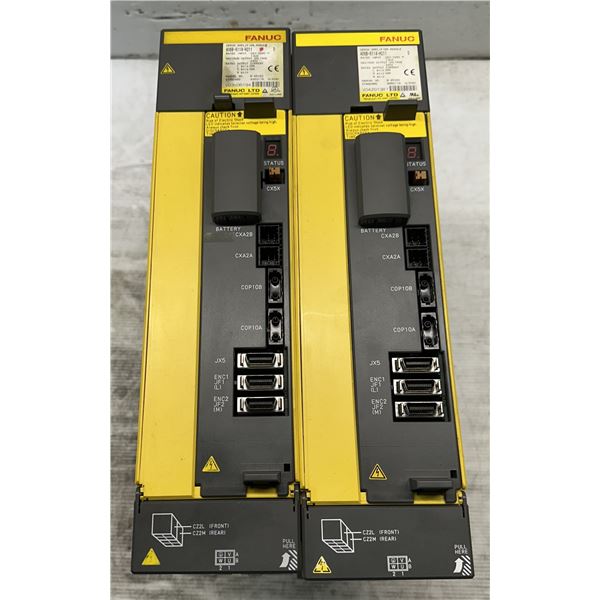 (2) Fanuc #A06B-6114-H211 Servo Amplifier Modules