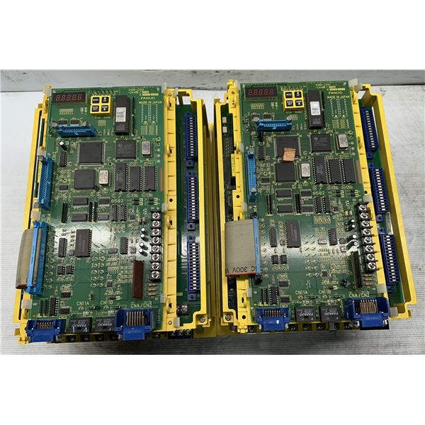 (2) Fanuc #A06B-6064-H305#H550-R Spindle Amplifiers Rebuilt