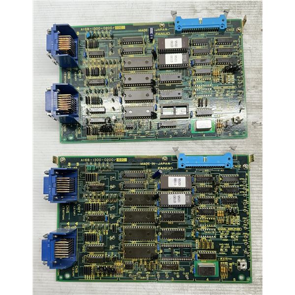 (2) Fanuc #A16B-1300-0200/03C Circuit Boards