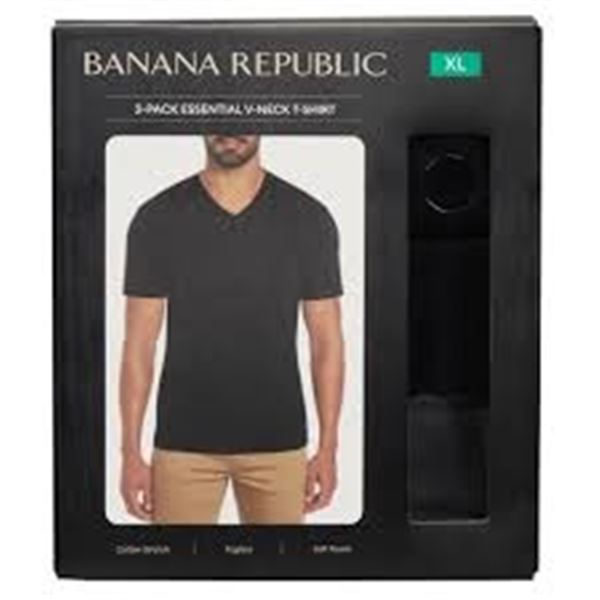 NEW BANANA REPUBLIC 3PK ESSENTIAL T-SHIRT XL