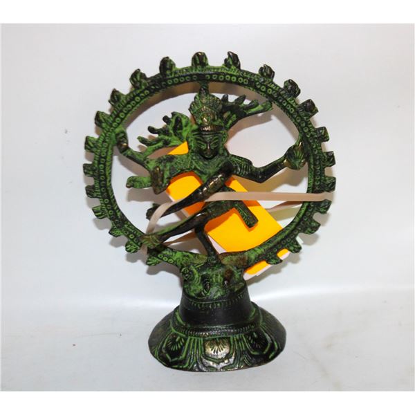 BRASS HINDU GOD SHIVA NATARAJA LORD OF DANCE