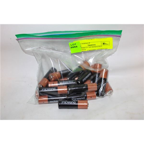 REPACKED 21 AA DURACELL BATTERIES