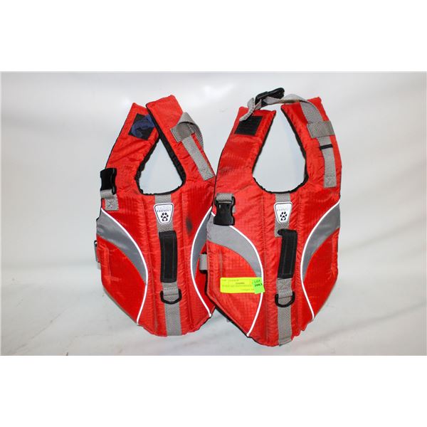 XS DOG LIFE VESTS (ORANGE)