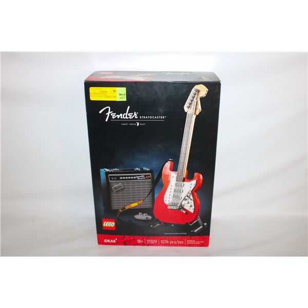 LEGO IDEAS FENDER STRATOCASTER OPENED IN BOX 21329
