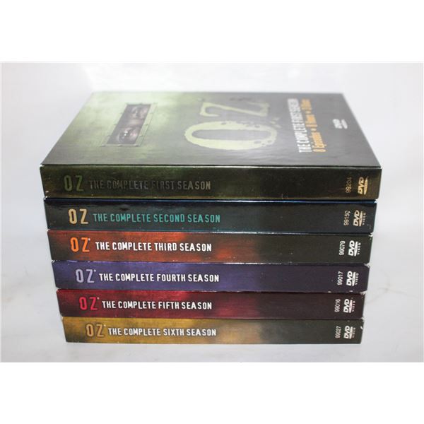 DVD'S OZ PRISON DRAMA SEASONS 1, 2, 3, 4, 5 + 6