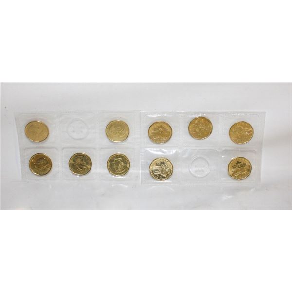 2016 CANADA LUCKY LOONIE UNC 5 COIN PACK