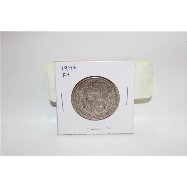 1946 CANADA 50 CENT SILVER COIN
