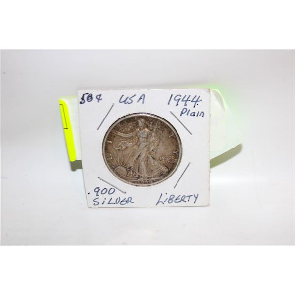 1944 US SILVER HALF DOLLAR