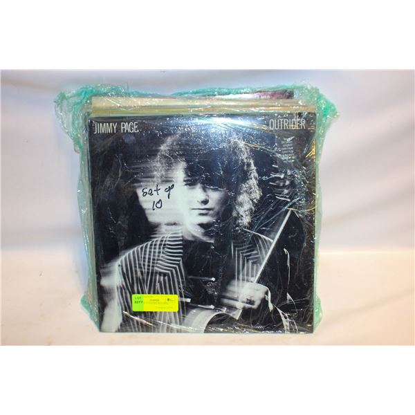 10- ROCK/ COUNTRY RECORDS