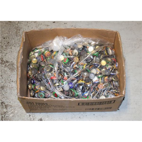 LARGE LOT OF THOUSANDS OF BOTTLE CAPS