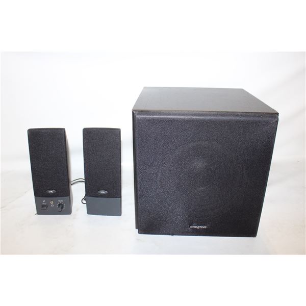 CREATIVE 2.1 CHANNEL SPEAKER SYSTEM