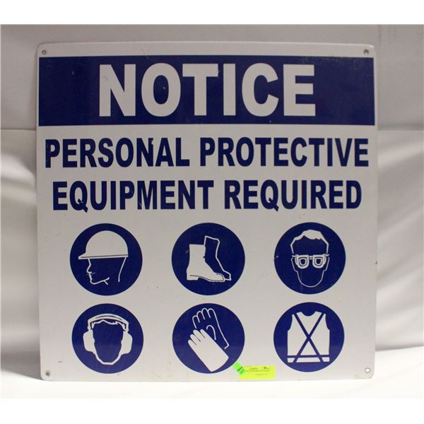 METAL SIGN 24 INCHES X 24 INCHES