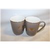 Image 1 : NEW MUG SET PORCELAIN STYLE GOLD RIM KING &
