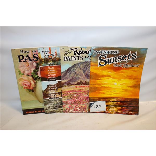 VINTAGE (4) WALTER T. FOSTER ART