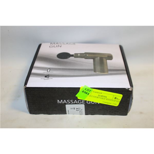 NEW 6PCS PORTABLE MASSAGE GUN SET