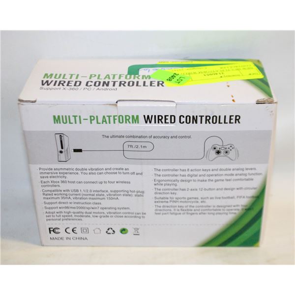 NEW MULTI PLATFORM WIRED CONTROLLER