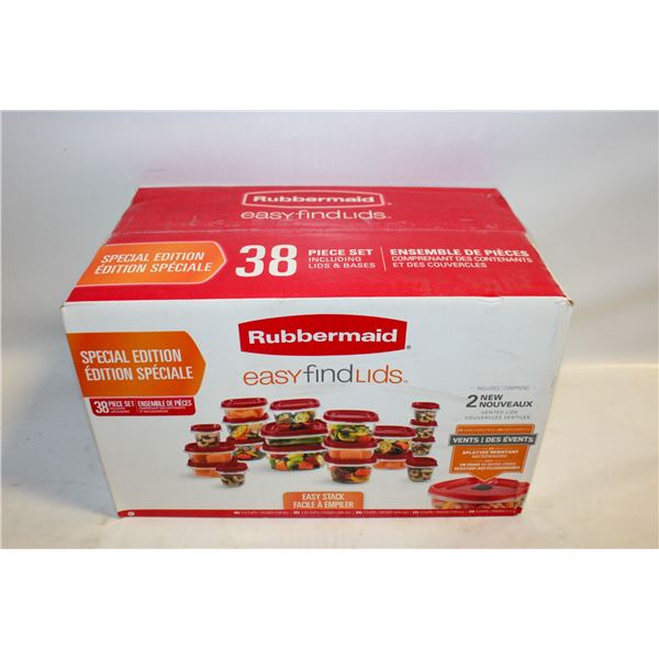 NEW RUBBERMAID 38 PIECE SET