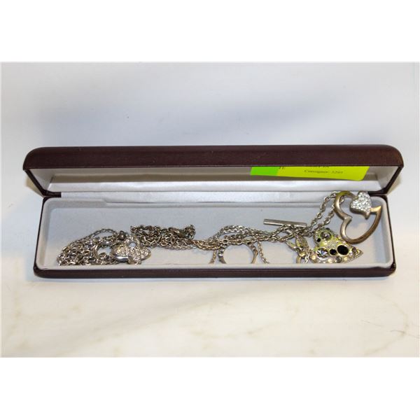 ESTATE HEART JEWELRY IN BOX-ESTATE