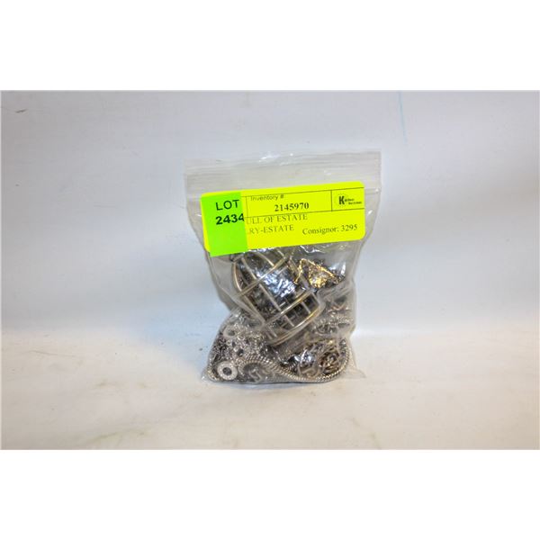 BAG FULL OF ESTATE JEWELRY-ESTATE