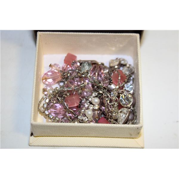 ESTATE JEWELRY IN BOX ALL TOGETHER-ESTATE