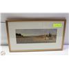 Image 1 : ITALIAN FARM SCENE PICTURE FRAMED