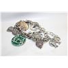 Image 1 : ELEPHANT SILVER TONED TIGGLE BRACELET +