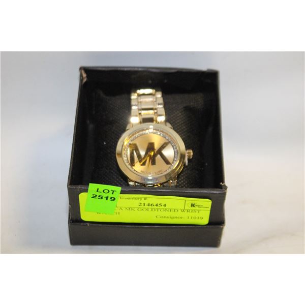 REPLICA MK GOLDTONED WRIST WATCH