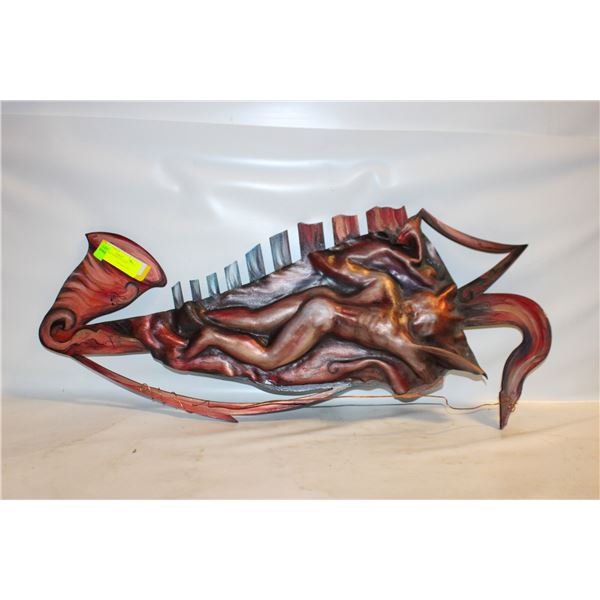 WALL ART SIGNED 31'' LONG