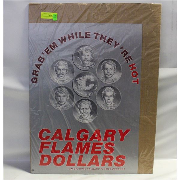 CALGARY FLAMES HOCKEY POSTER