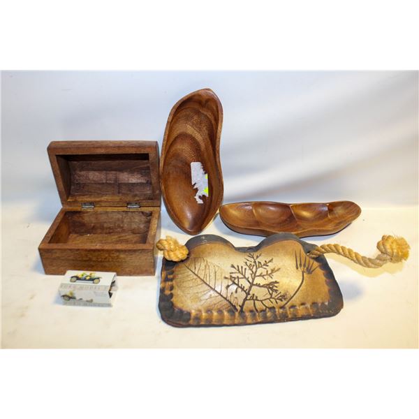 A BOX WITH MID-CENTURY DECOR, TEAK & MORE