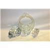 Image 1 : MURANO ART GLASS BASKET, PRINCESS HOUSE