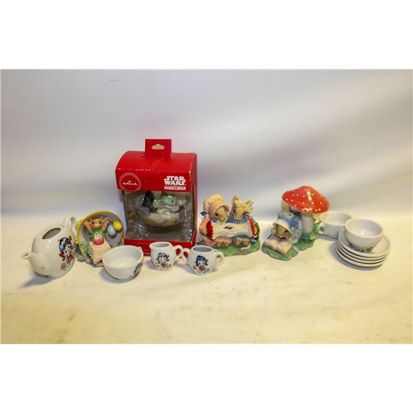 3 "PRISCILLAS'S MOUSE TALES" FIGURINES,