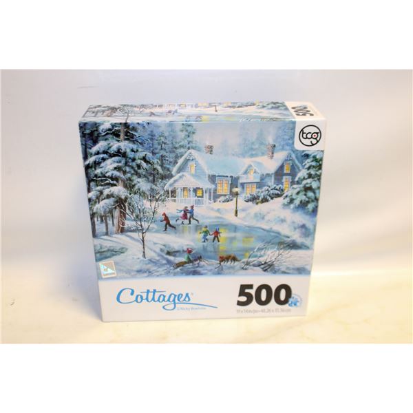 NEW *A FINE WINTERS EVE* 500 PIECE PUZZLE