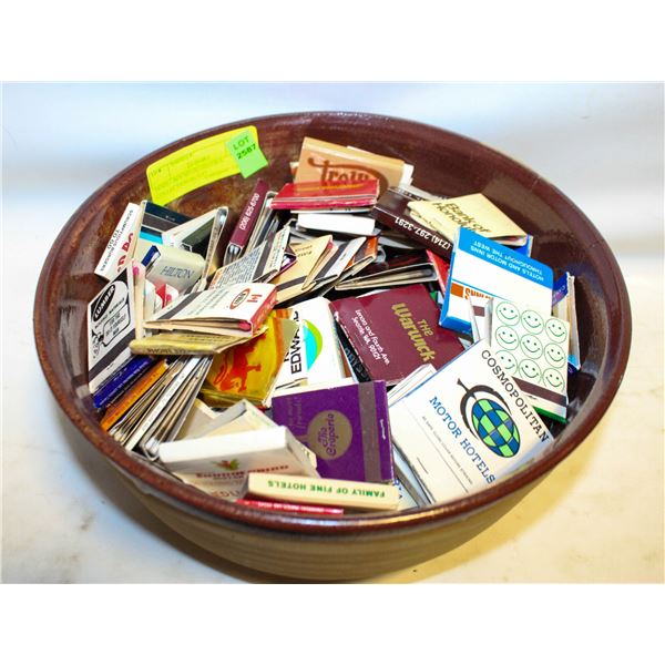 1970'S - 80'S MATCHBOOKS COLLECTION IN 9.5"