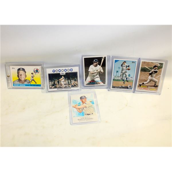MICKEY MANTLE LOT TOPPS 2008 X 6