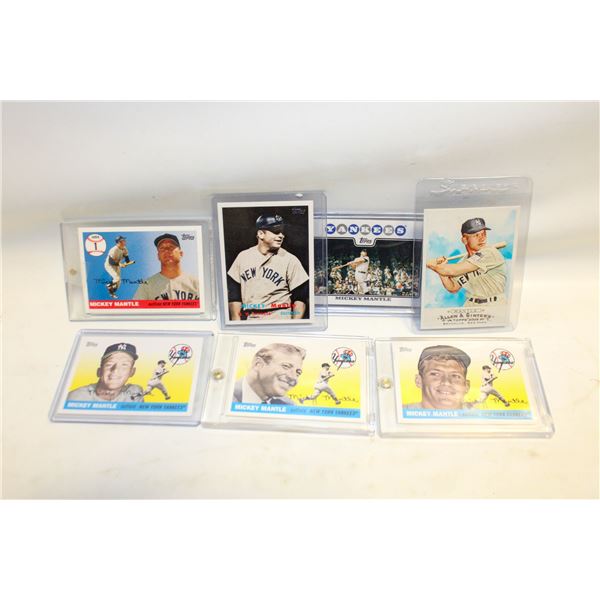 MICKEY MANTLE LOT TOPPS 2008 X 7