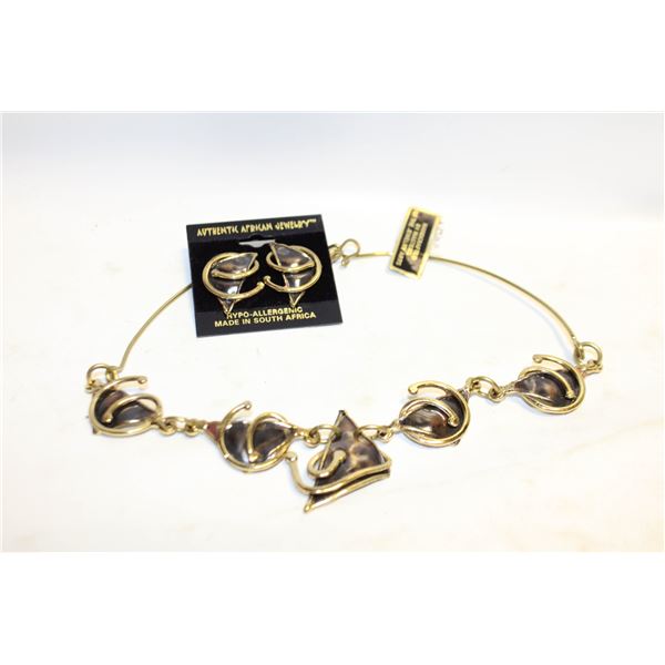 AUTHENTIC SOUTH AFRICAN NECKLACE AND