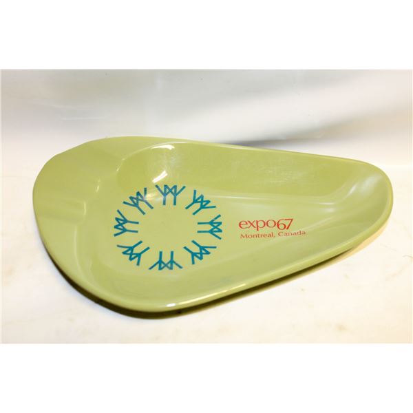 EXPO 67 CIGAR ASHTRAY MADE IN CANADA 1963