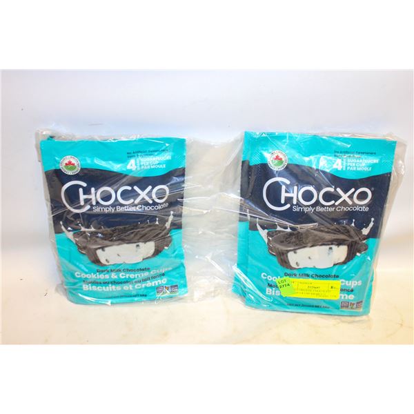 4 BAGS ORGANIC CHOCOLATE COOKIES & CREAM BB 9/25