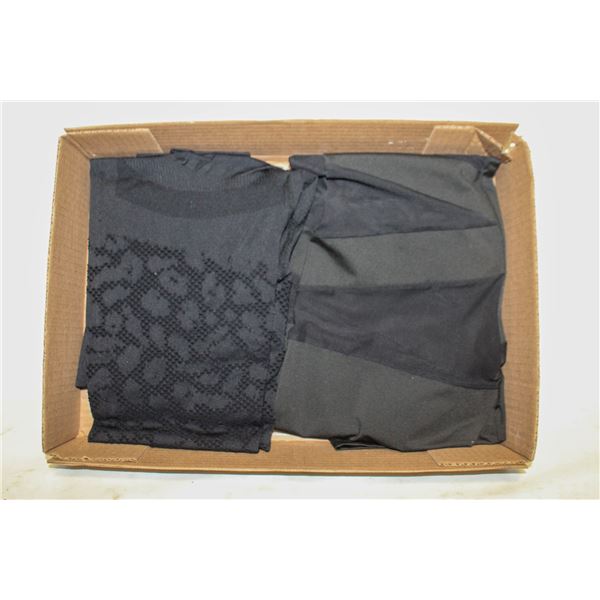 2 PAIRS OF LADIES LARGE WITH SHEER LEG TIGHTS