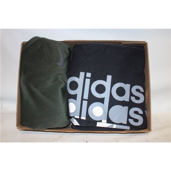 MENS LARGE NIKE AND ADIDAS SWEAT PANTS