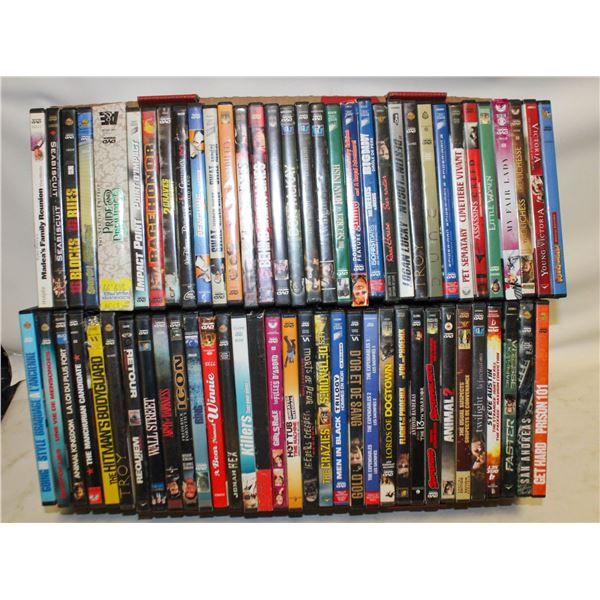 67 DVDS VARIOIUS GENRES