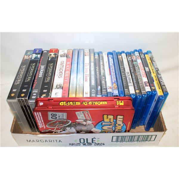 14 BLUE RAYS INC NEW PLUS NEW DVDS AND SEASON