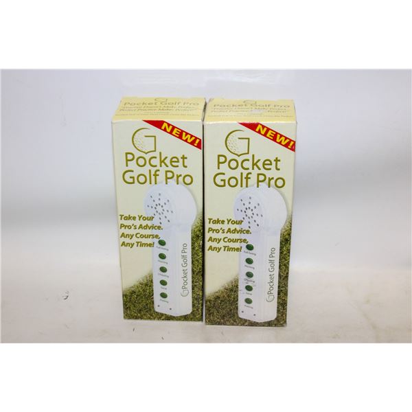 2 NEW GOLF POCKET PROS