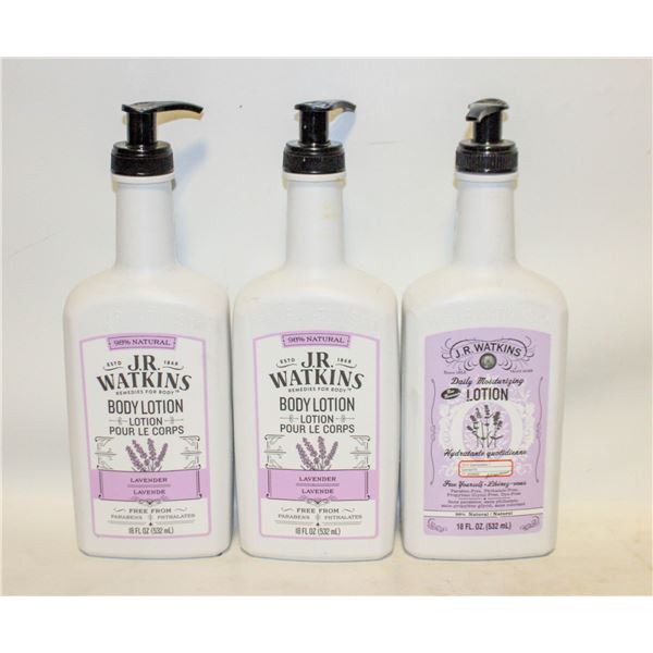 LOT OF 3 WATKINS BODY LOTION LAVENDER