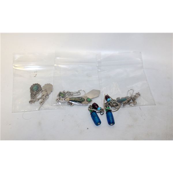 LOT OF 4 EARRINGS