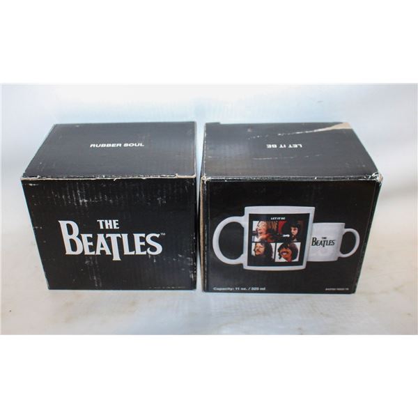 LOT OF TWO BEATLES 2009 MUGS IN BOXES