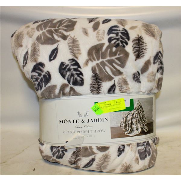NEW MONTE JARDIN ULTRA PLUSH THROW
